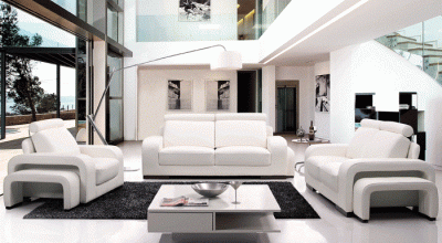 Modern White Furniture For Living Room
