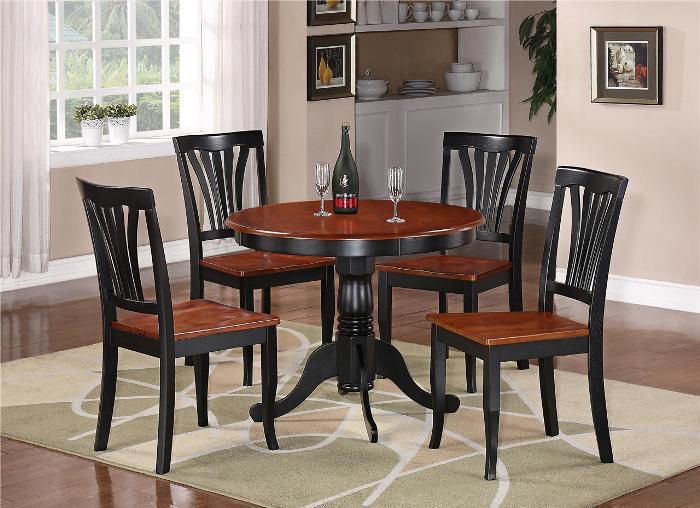 Round Kitchen Table Sets For 4