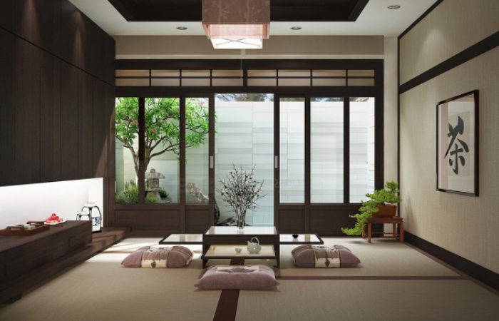 Japanese Style Living Room Design Ideas