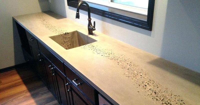 Concrete kitchen countertops price