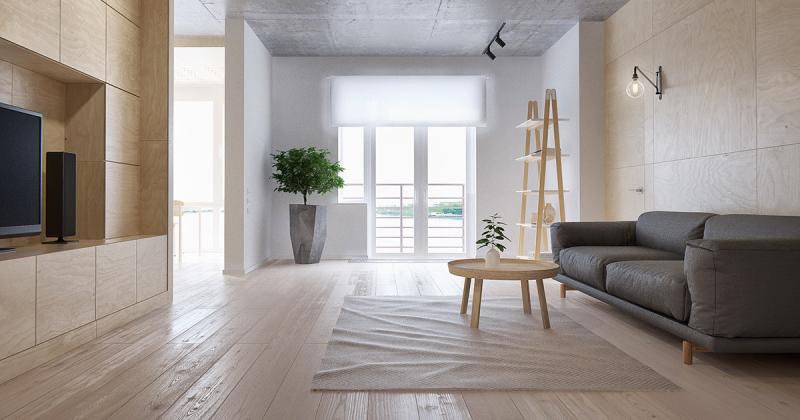Design minimalist apartment