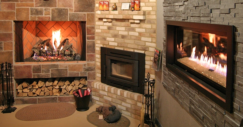 Electric Fireplace Stone Surround