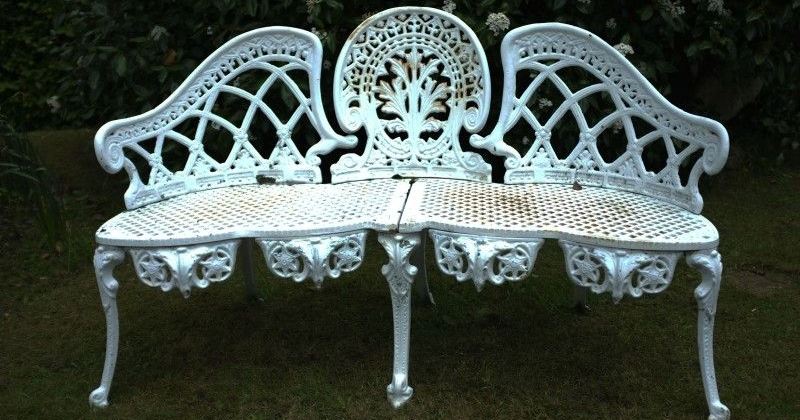 French cast iron garden furniture