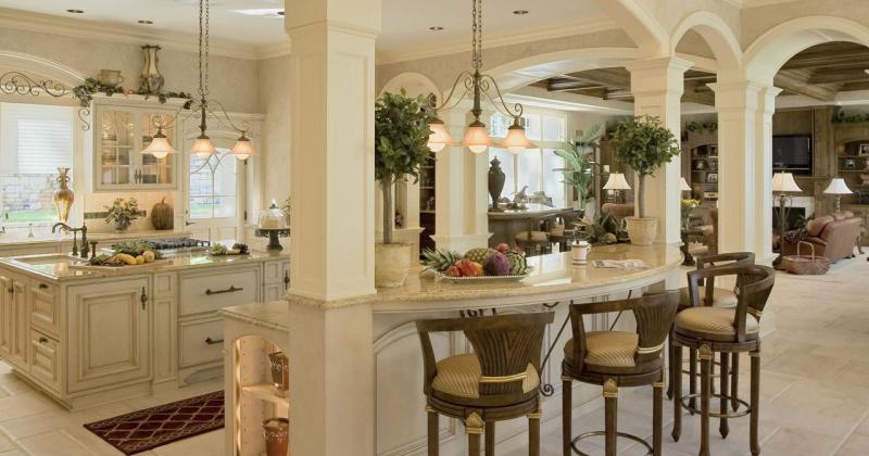 French country style kitchen design