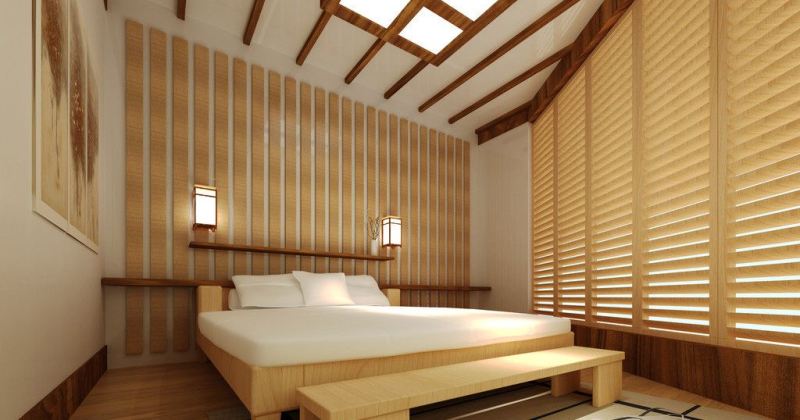 Japanese small bedroom design