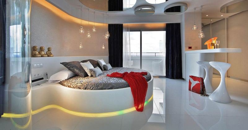 Round beds for bedroom