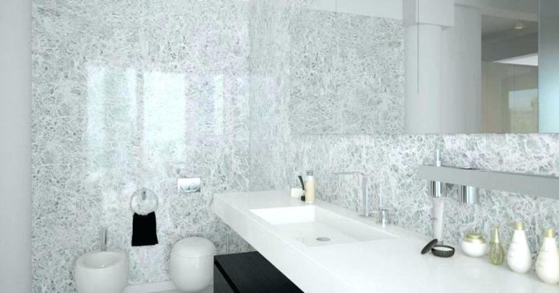 Scandinavian bathroom wallpaper