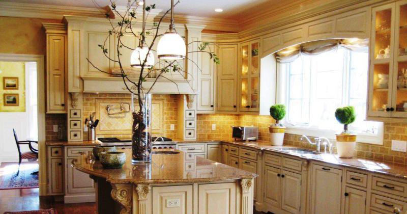 Tuscan style kitchen colors